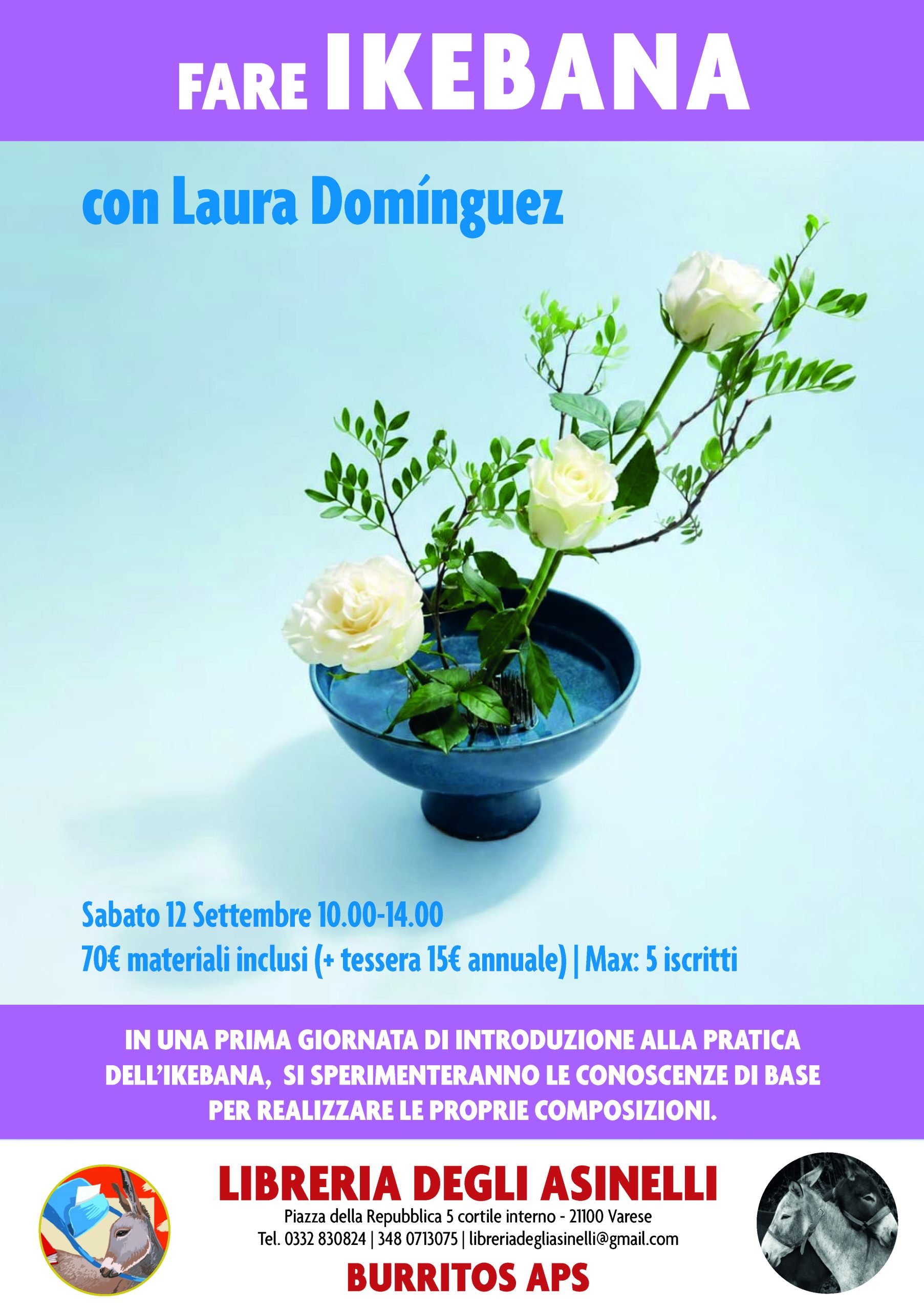 IKEBANA CON LAURA DOMINGUEZ